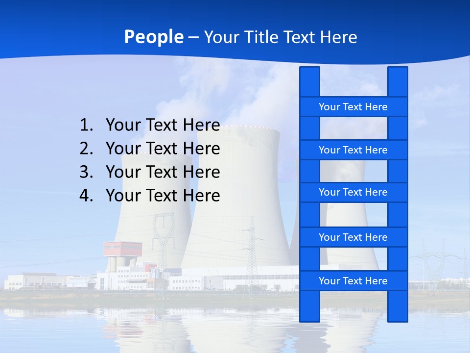 Power Atom Environmental PowerPoint Template