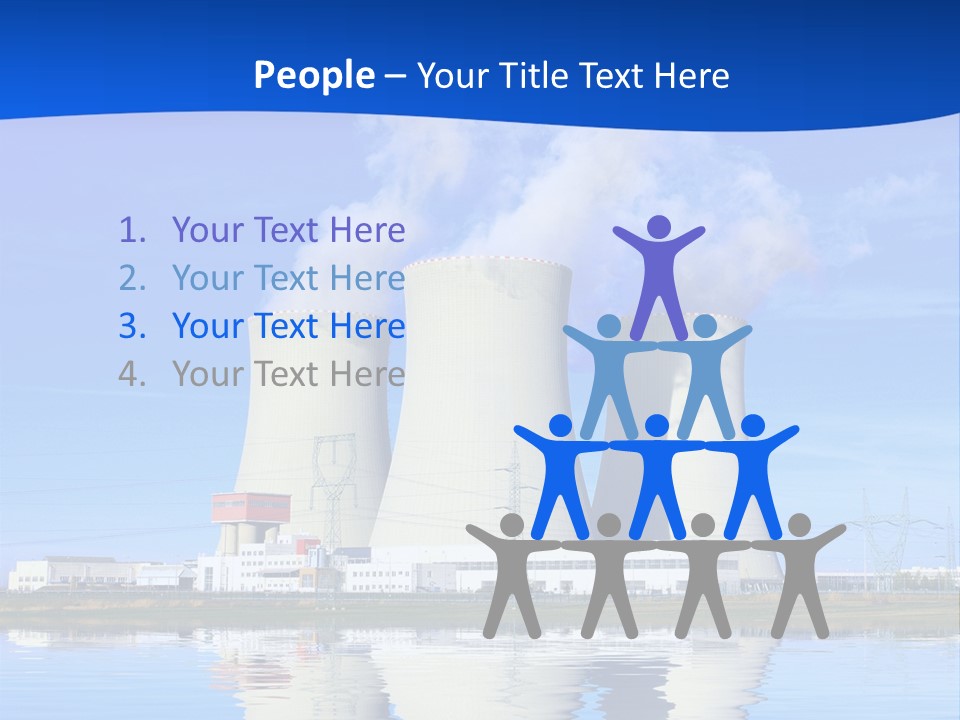 Power Atom Environmental PowerPoint Template