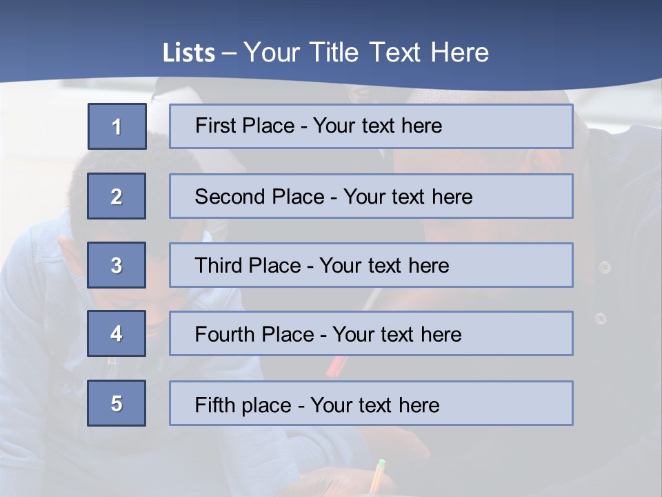 A Woman And Two Children Are Looking At A Piece Of Paper PowerPoint Template