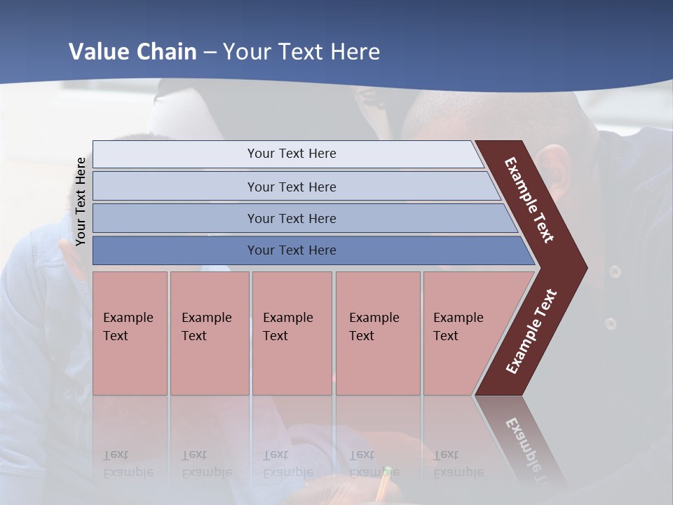 A Woman And Two Children Are Looking At A Piece Of Paper PowerPoint Template