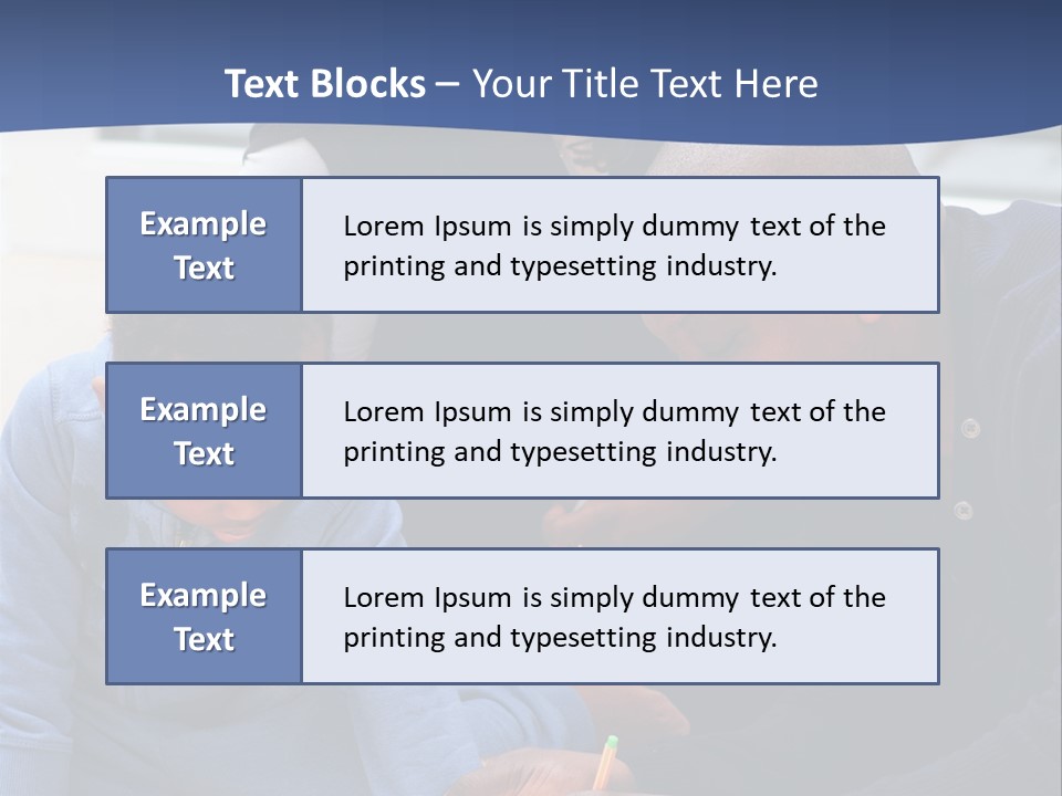 A Woman And Two Children Are Looking At A Piece Of Paper PowerPoint Template