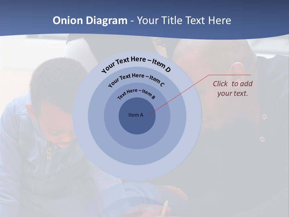 A Woman And Two Children Are Looking At A Piece Of Paper PowerPoint Template