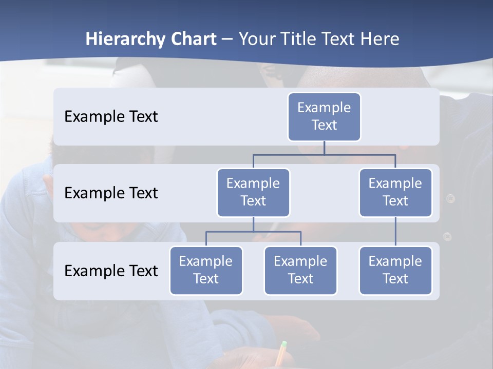 A Woman And Two Children Are Looking At A Piece Of Paper PowerPoint Template