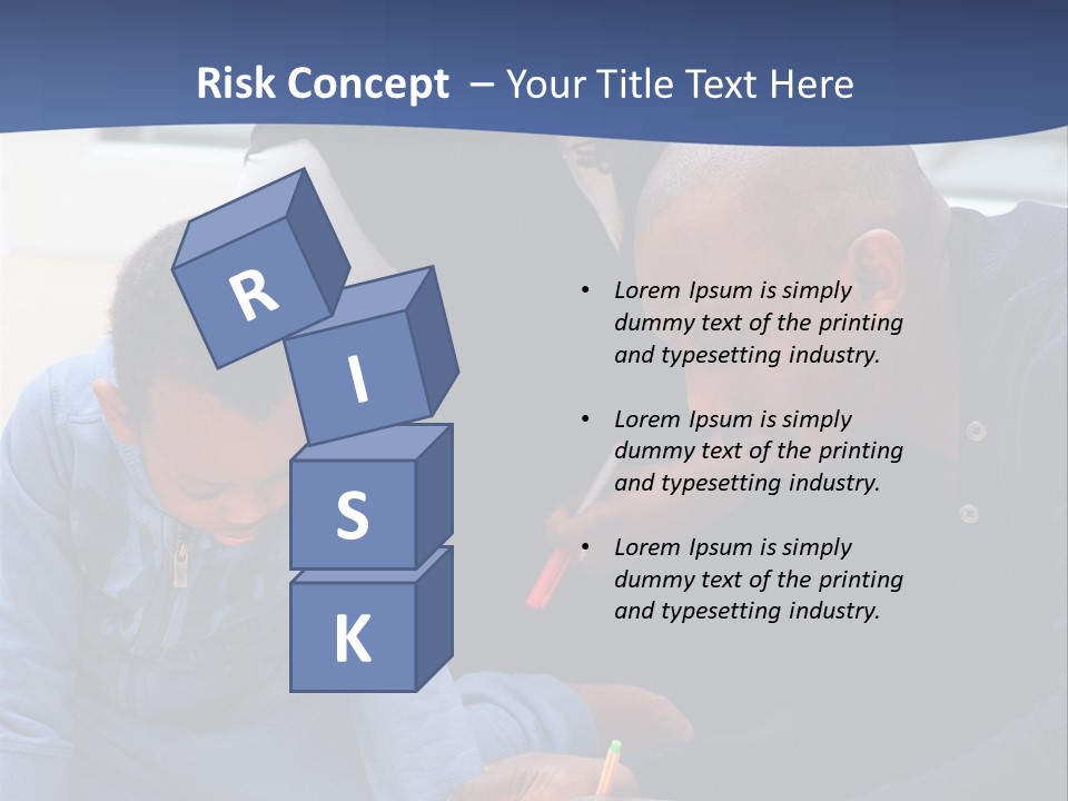 A Woman And Two Children Are Looking At A Piece Of Paper PowerPoint Template