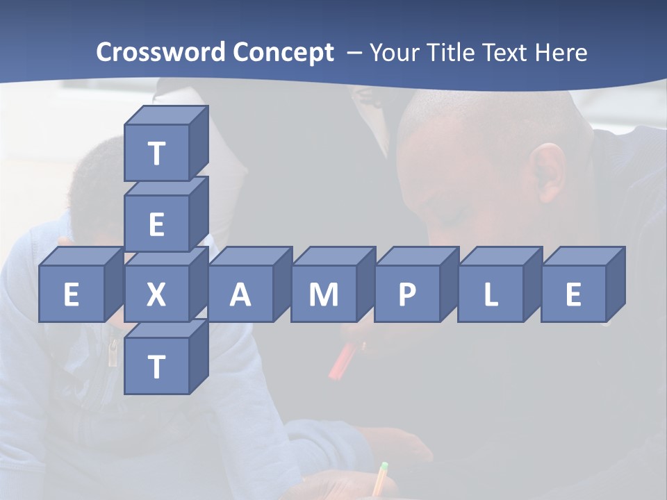 A Woman And Two Children Are Looking At A Piece Of Paper PowerPoint Template