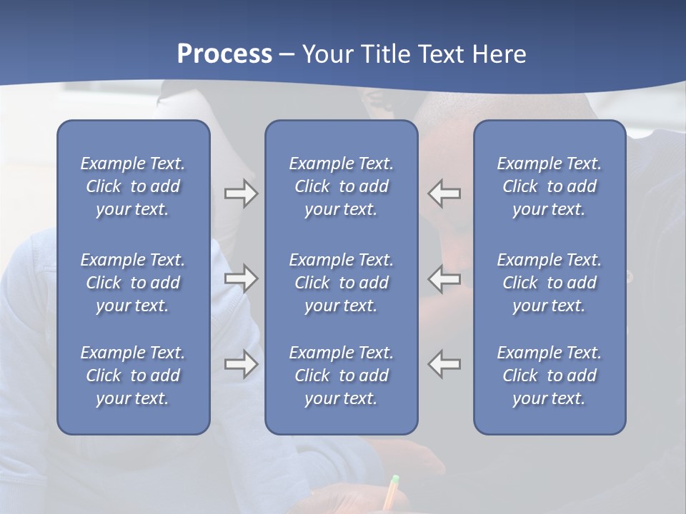 A Woman And Two Children Are Looking At A Piece Of Paper PowerPoint Template