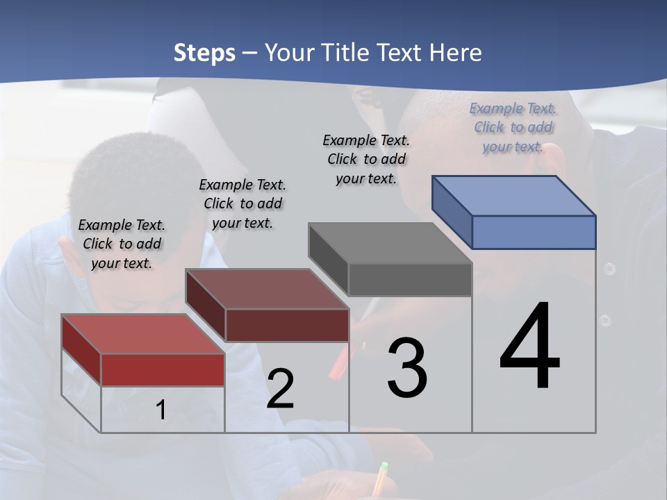 A Woman And Two Children Are Looking At A Piece Of Paper PowerPoint Template