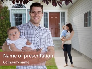 People Family Happy PowerPoint Template