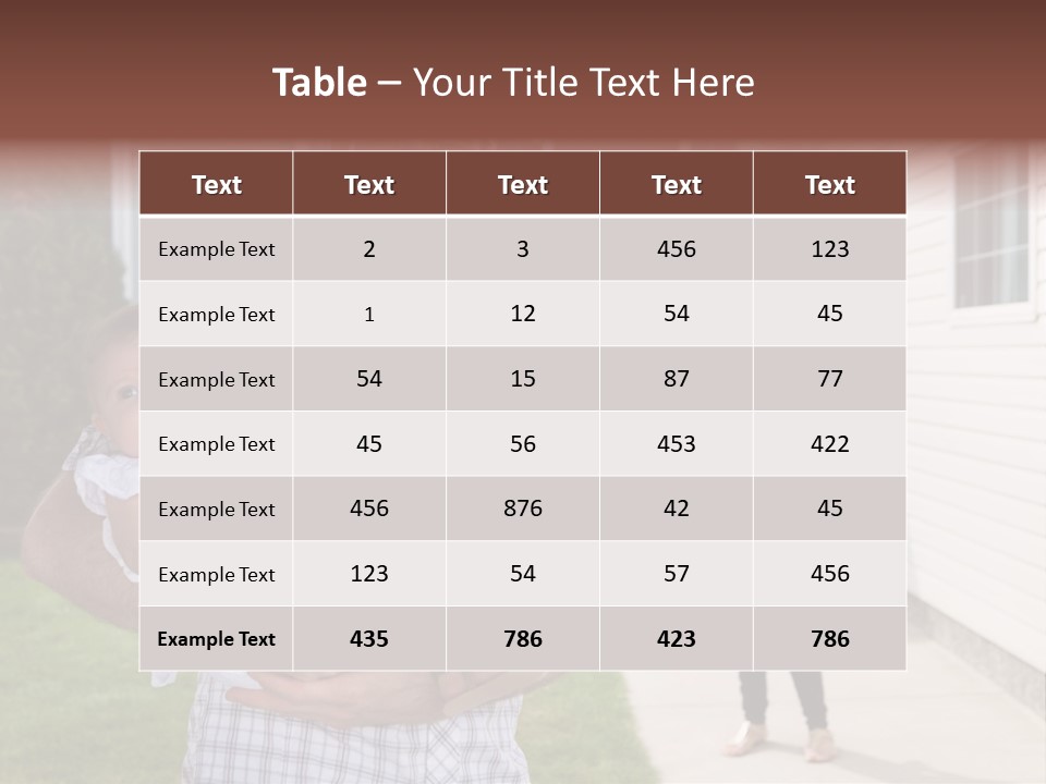 People Family Happy PowerPoint Template