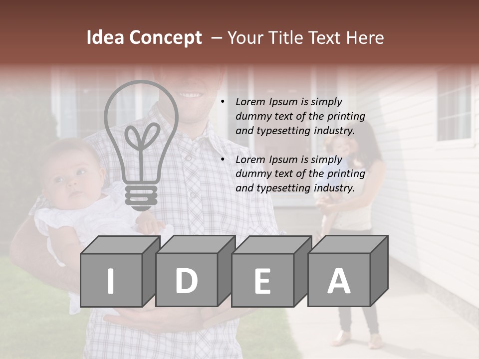 People Family Happy PowerPoint Template