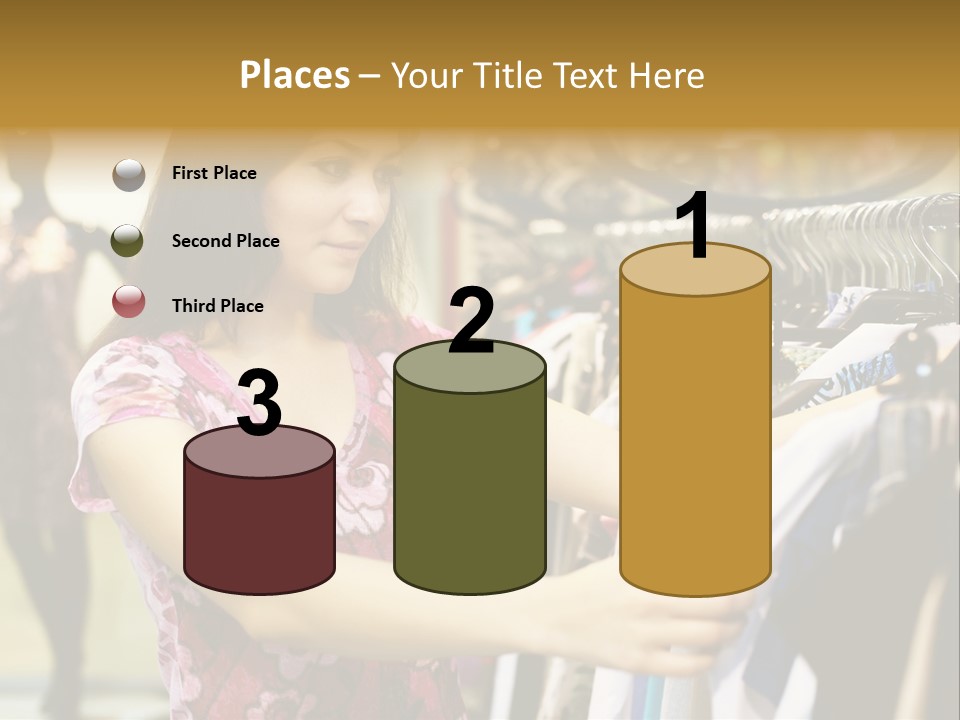 Customer Female Activity PowerPoint Template