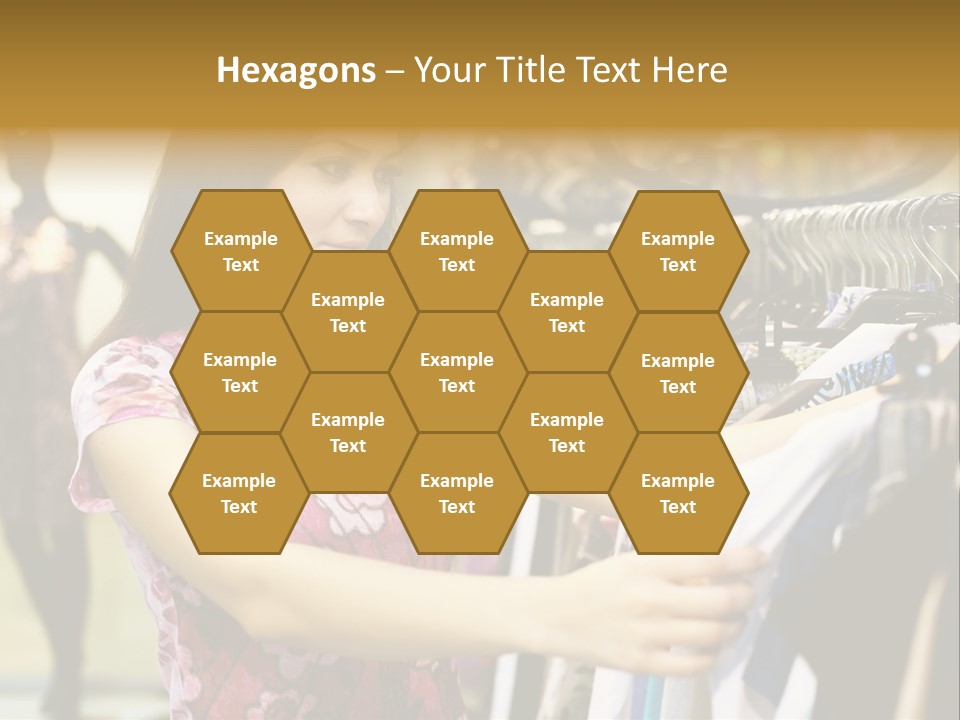 Customer Female Activity PowerPoint Template