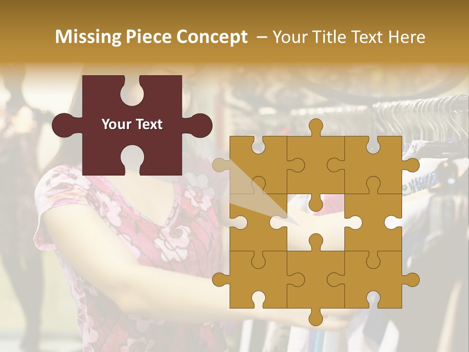 Customer Female Activity PowerPoint Template