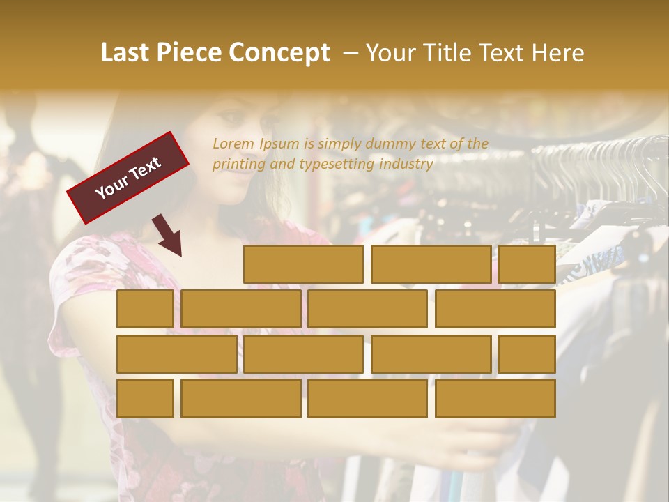 Customer Female Activity PowerPoint Template