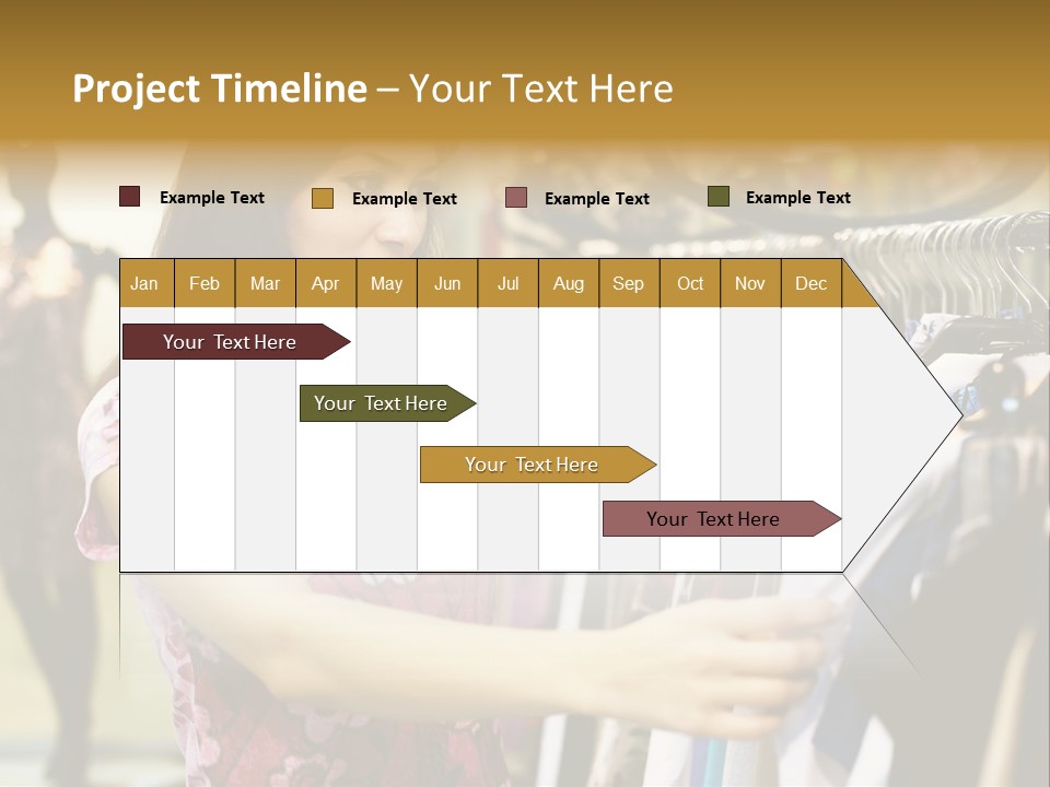 Customer Female Activity PowerPoint Template