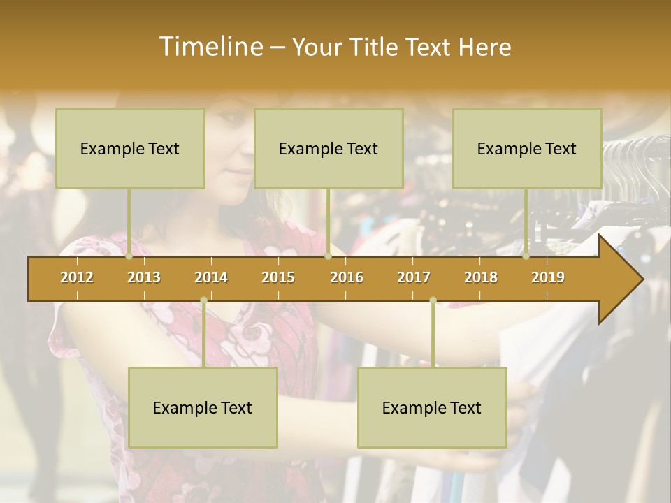 Customer Female Activity PowerPoint Template