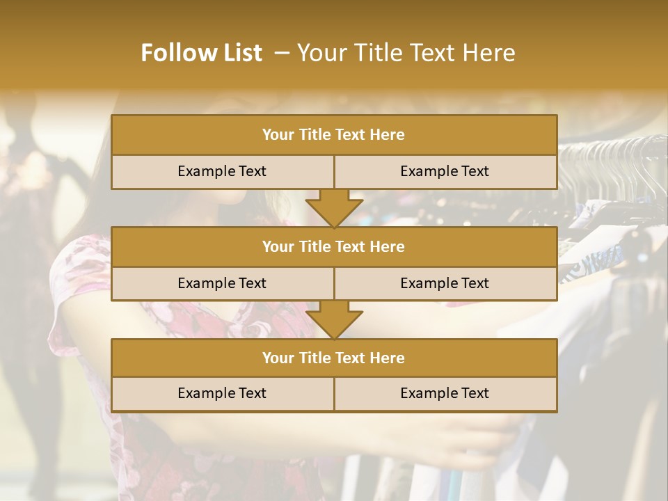 Customer Female Activity PowerPoint Template