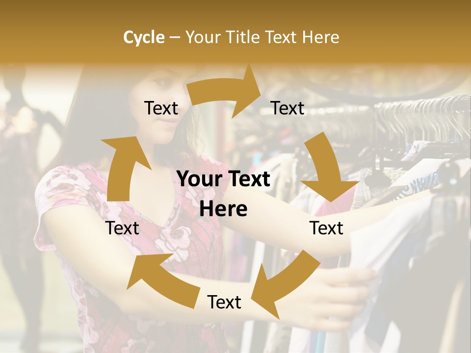 Customer Female Activity PowerPoint Template