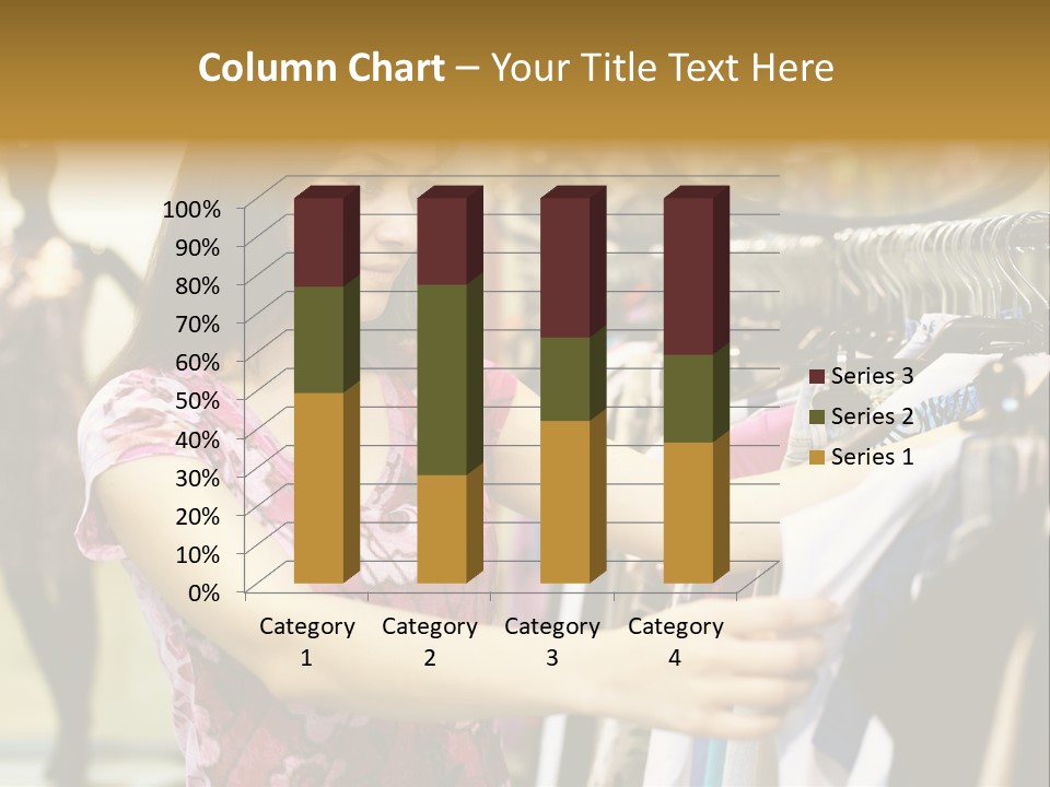 Customer Female Activity PowerPoint Template