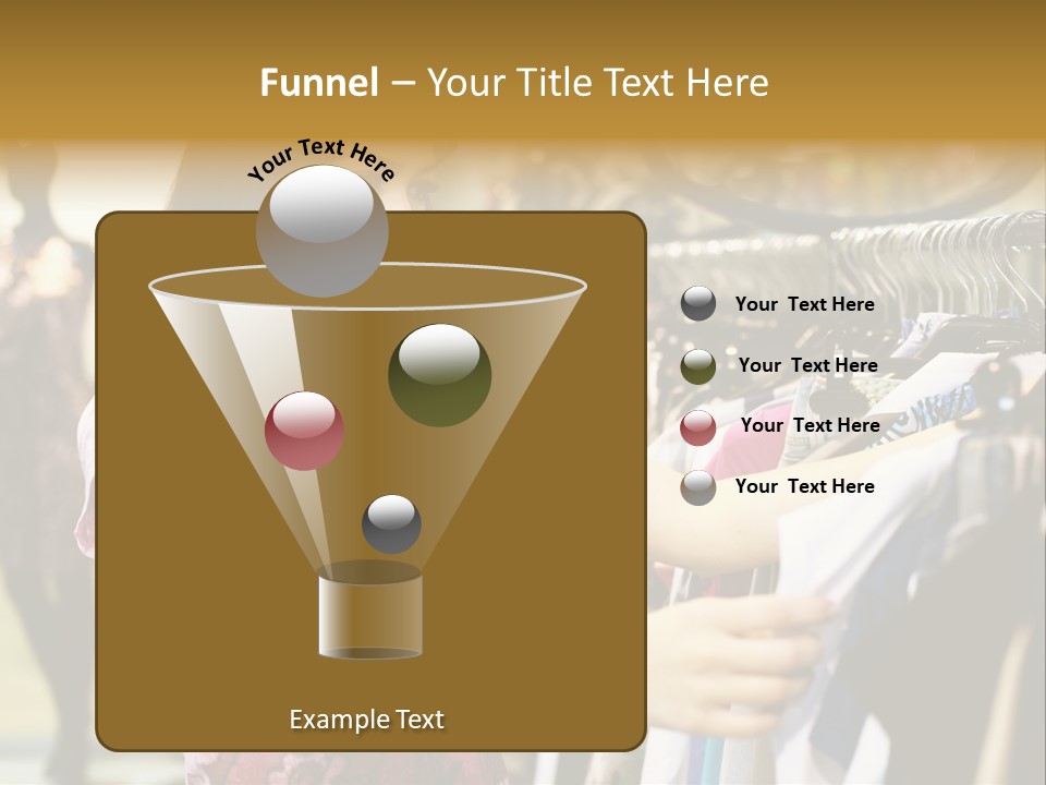 Customer Female Activity PowerPoint Template