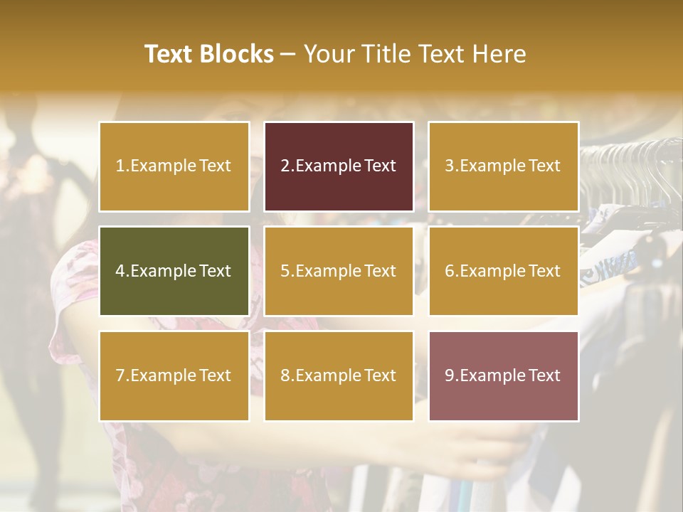Customer Female Activity PowerPoint Template