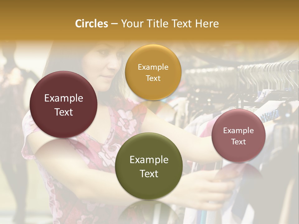 Customer Female Activity PowerPoint Template