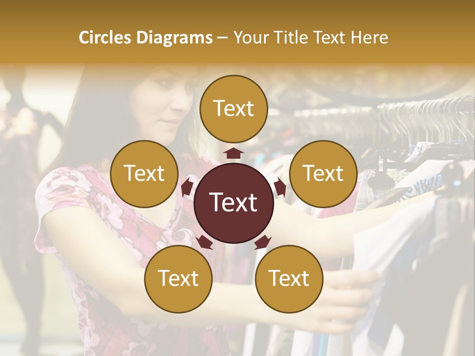 Customer Female Activity PowerPoint Template