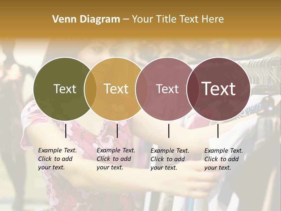 Customer Female Activity PowerPoint Template