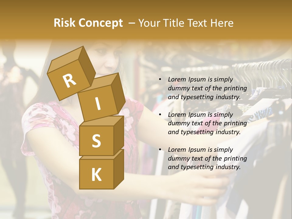 Customer Female Activity PowerPoint Template