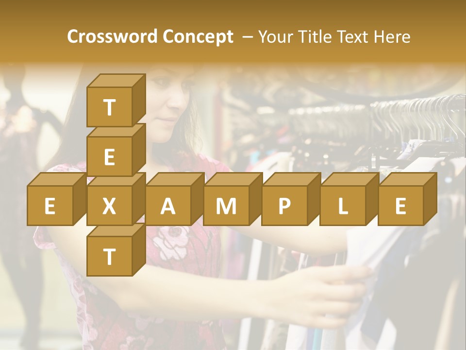 Customer Female Activity PowerPoint Template