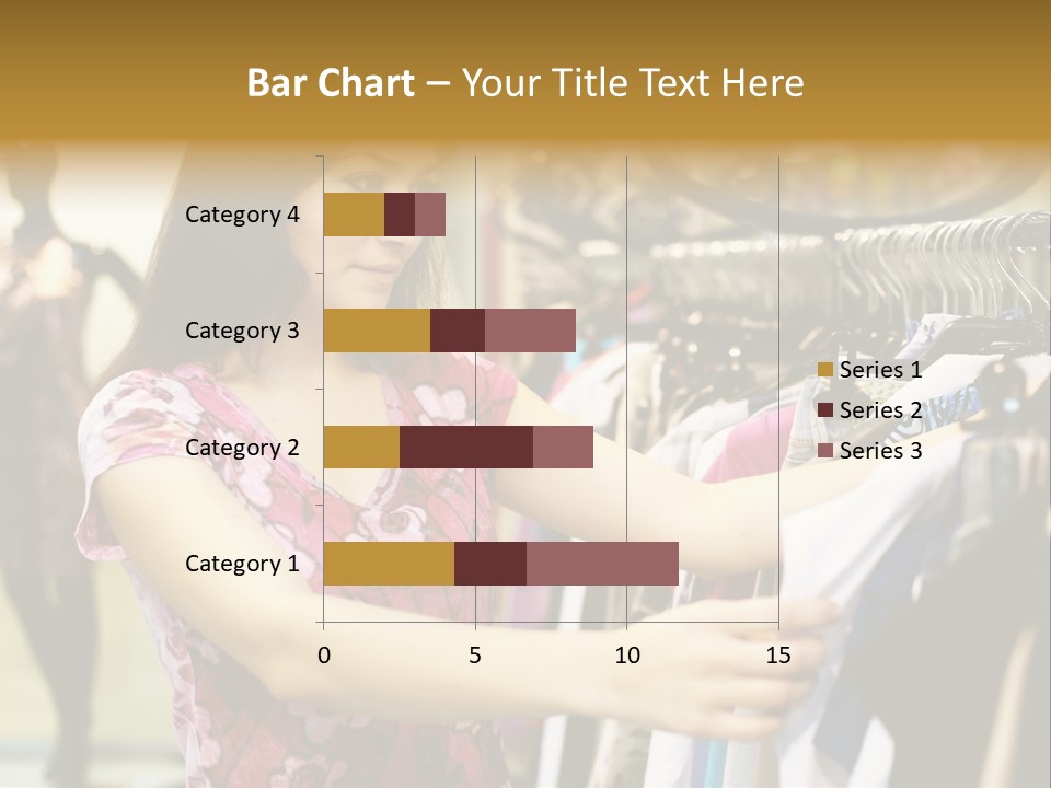 Customer Female Activity PowerPoint Template