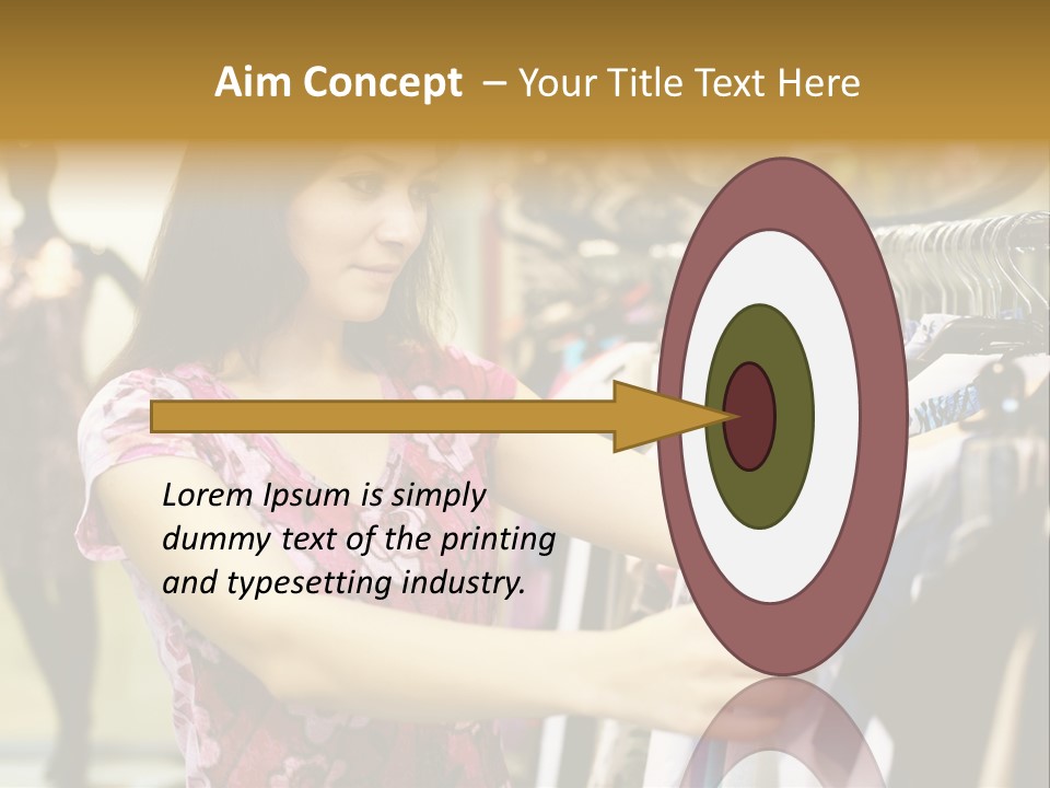 Customer Female Activity PowerPoint Template