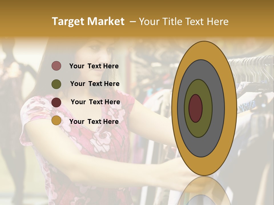 Customer Female Activity PowerPoint Template