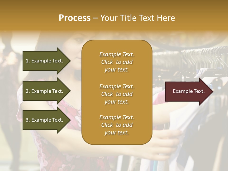 Customer Female Activity PowerPoint Template