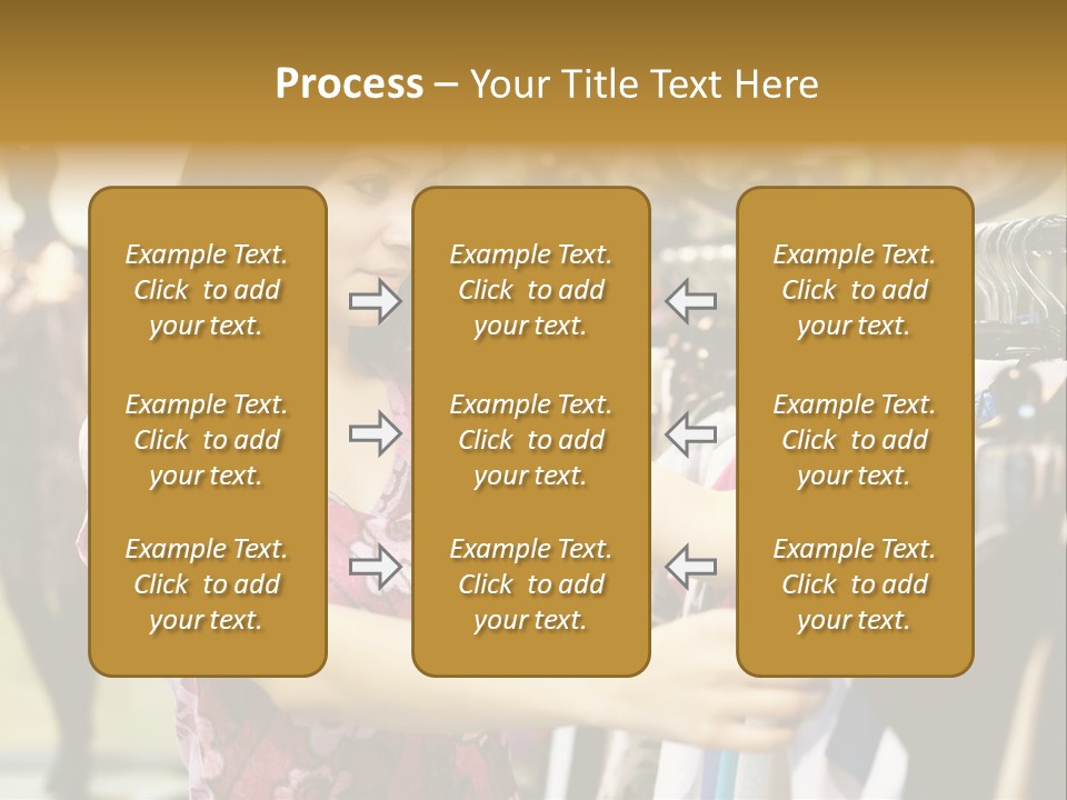 Customer Female Activity PowerPoint Template