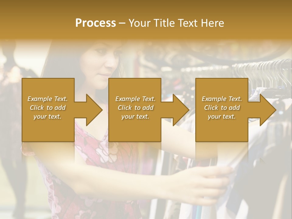 Customer Female Activity PowerPoint Template