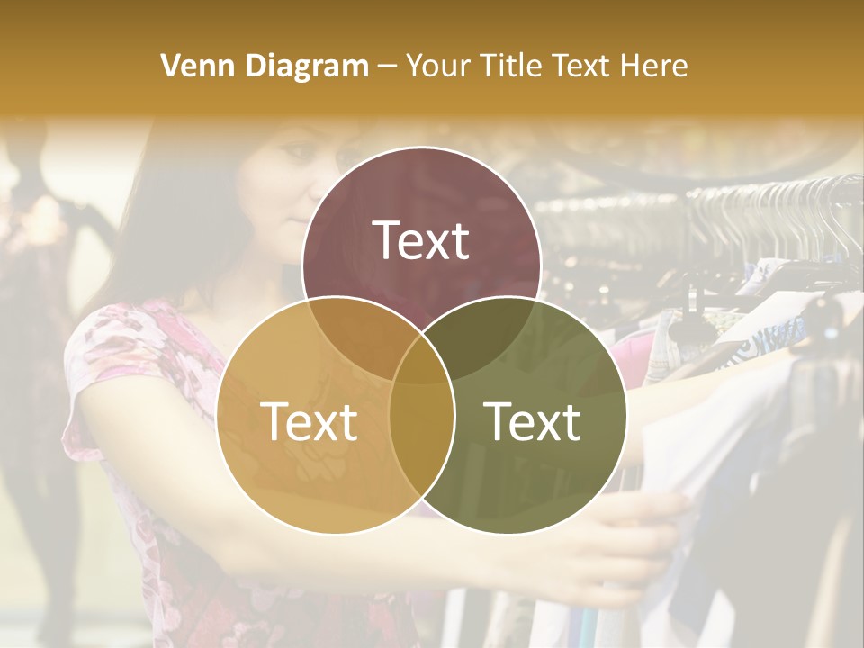 Customer Female Activity PowerPoint Template