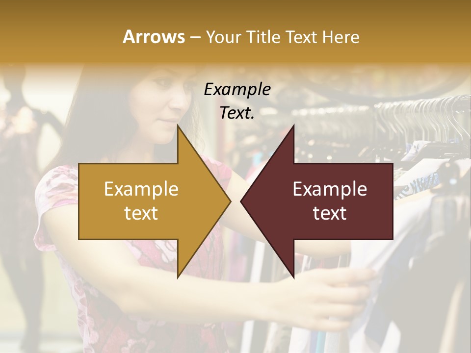 Customer Female Activity PowerPoint Template