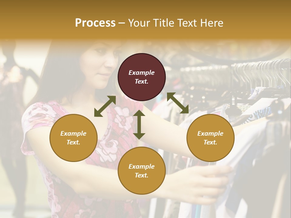 Customer Female Activity PowerPoint Template