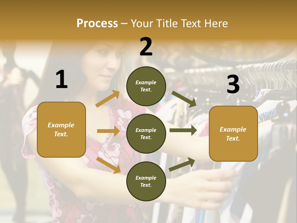 Customer Female Activity PowerPoint Template