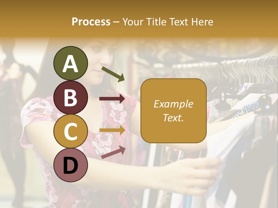 Customer Female Activity PowerPoint Template