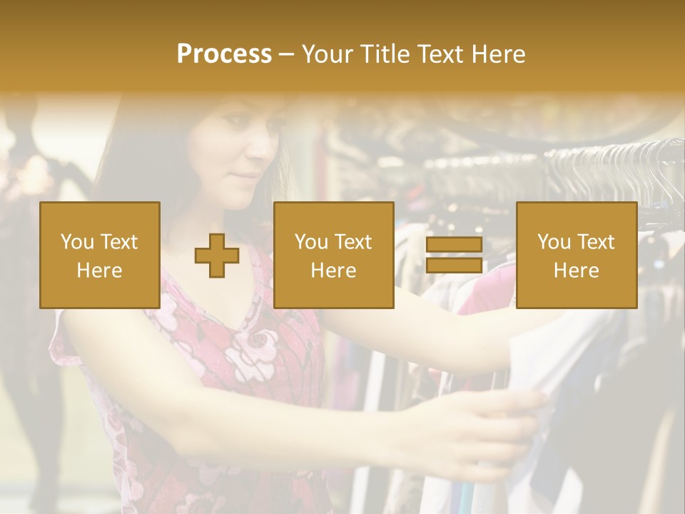 Customer Female Activity PowerPoint Template