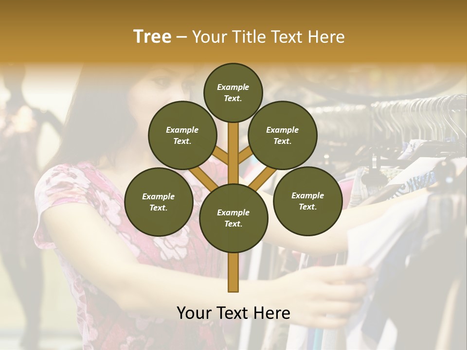 Customer Female Activity PowerPoint Template