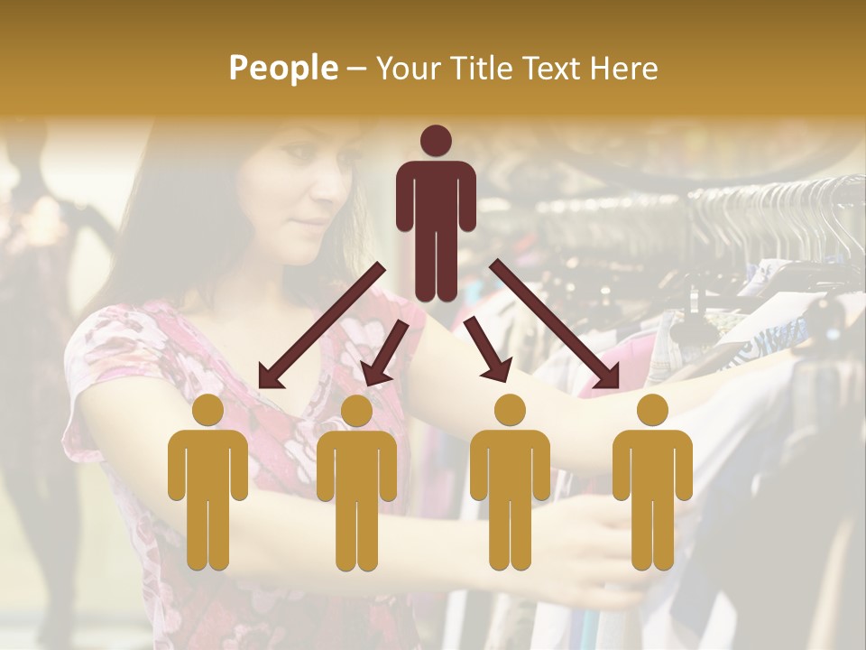 Customer Female Activity PowerPoint Template