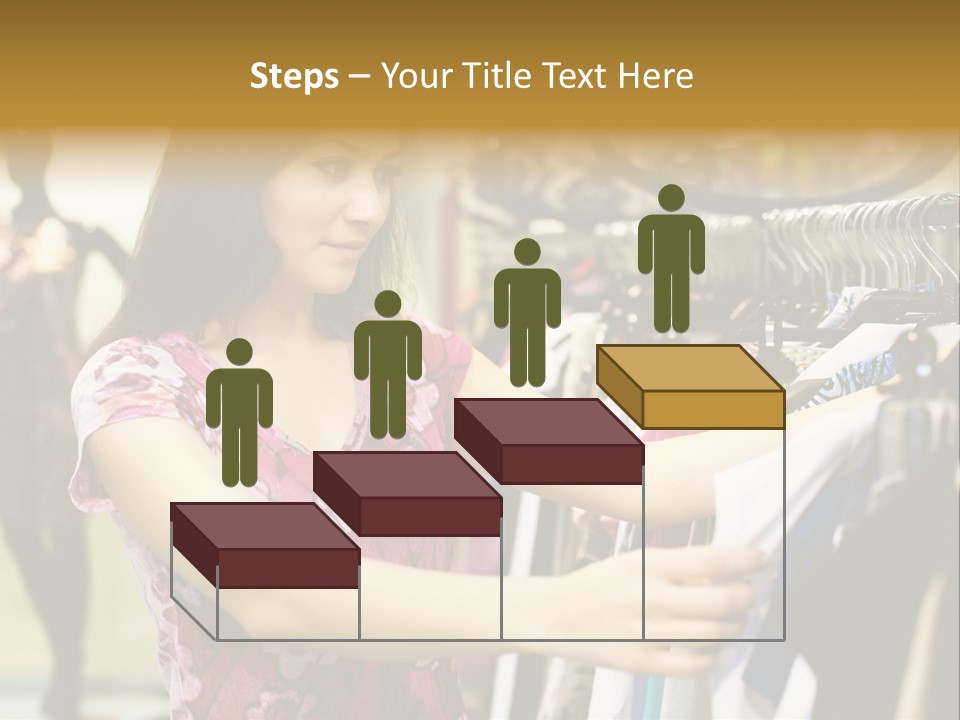 Customer Female Activity PowerPoint Template
