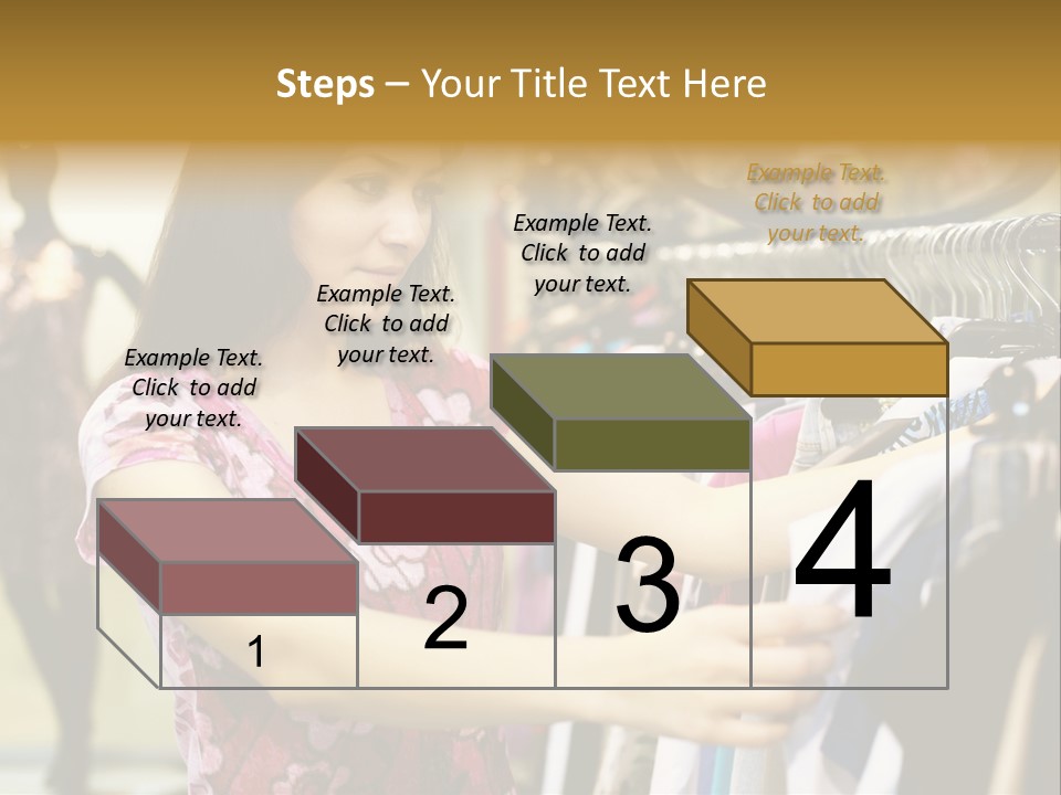Customer Female Activity PowerPoint Template