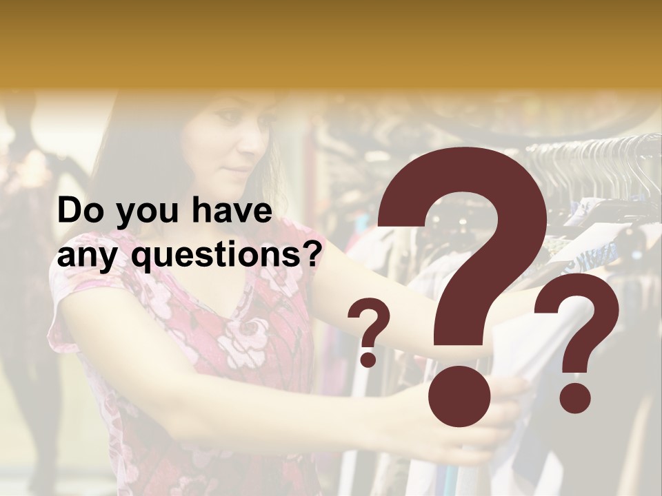 Customer Female Activity PowerPoint Template