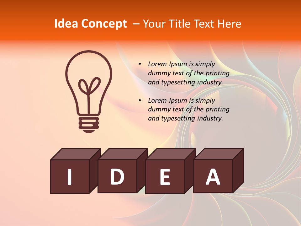 Sunbathing Seascape Ocean PowerPoint Template