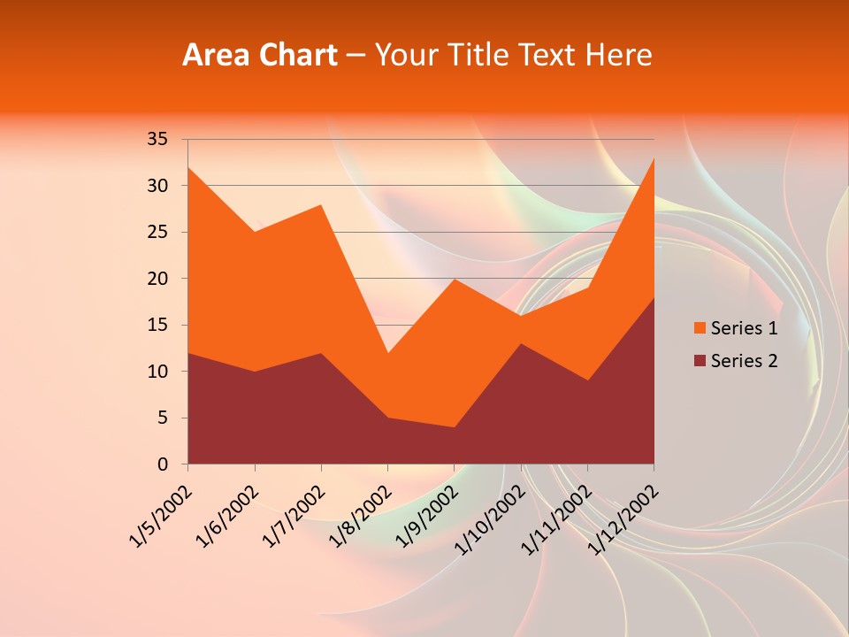 Sunbathing Seascape Ocean PowerPoint Template