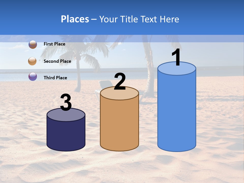 Sunbathing Seascape Ocean PowerPoint Template